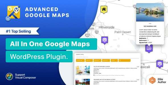 Advanced Google Maps Plugin for WordPress Real GPL