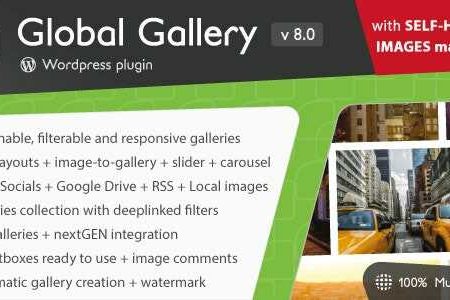 Global Gallery - Wordpress Responsive Gallery Real GPL