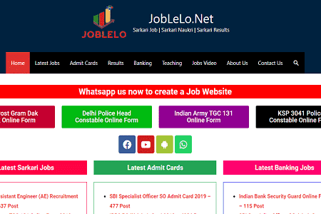 Joblelonet Sarkari Result Job Portal