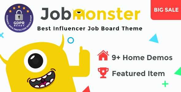 Jobmonster Theme Real GPL