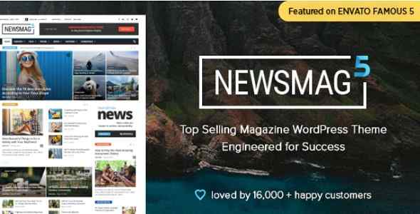 Newsmag Theme Real GPL