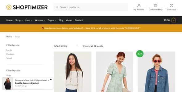 Shoptimizer Theme Real GPL