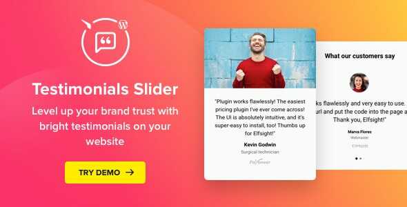 Testimonials Slider - WordPress Testimonials Plugin Real GPL