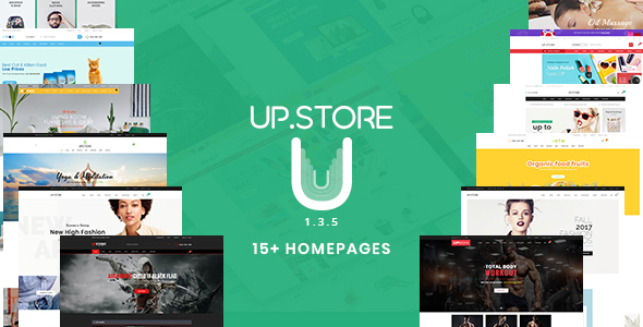 UpStore Theme Real GPL