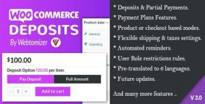 WooCommerce Deposits - Partial Payments Plugin Real GPL