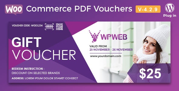 WooCommerce PDF Vouchers Real GPL