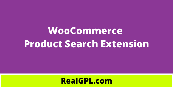 WooCommerce Product Search Real GPL