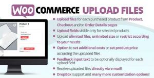 WooCommerce Upload FIles