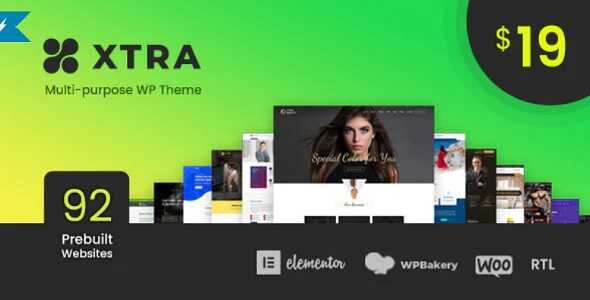 XTRA - Multipurpose WordPress Theme Real GPL