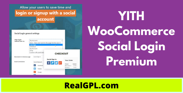 YITH WooCommerce Social Login Premium Real GPL