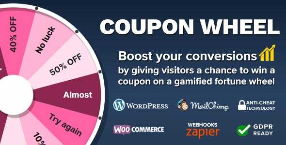 coupon wheel for woocommerce Real GPL