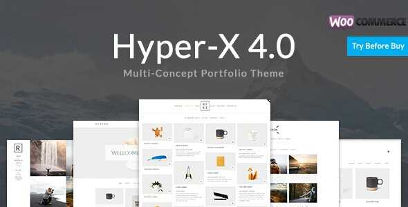 HyperX - Responsive Wordpress Portfolio Theme Real GPL