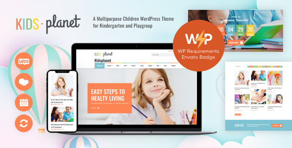 Kidsplanet Theme Real GPL