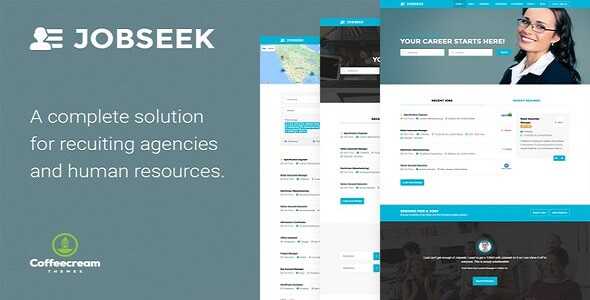 Jobseek Job Board Theme Real GPL