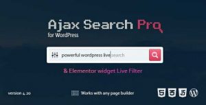 Ajax Search Pro Real GPL