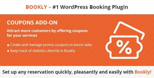 Bookly Coupons Addon Real GPL