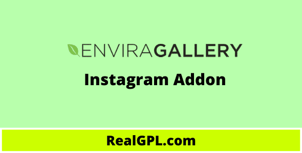 Envira Gallery Instagram Addon Real GPL