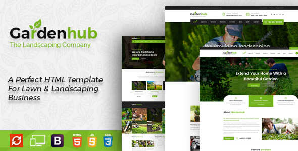 Garden HUB Theme Real GPL