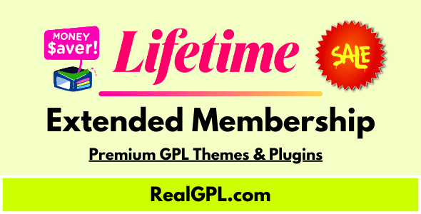 Lifetime Extended Membership Real GPL