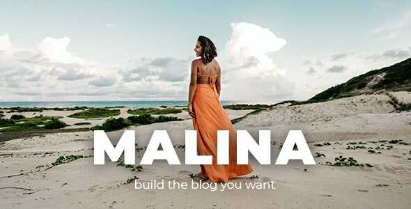 Malina Blog Theme Real GPL