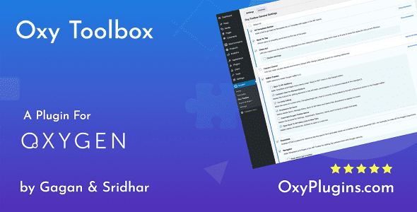 Oxy Toolbox plugin Real GPL