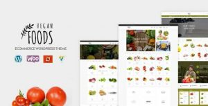 Vegan Food Theme Real GPL