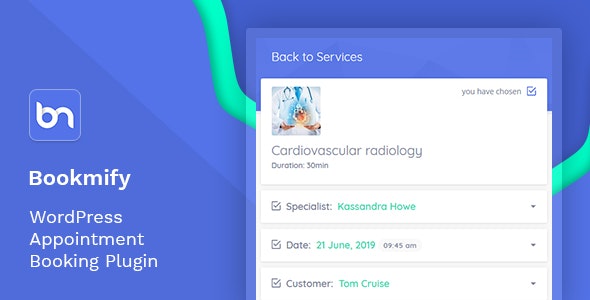 Bookmify - Appointment Booking WordPress Plugin Real GPL