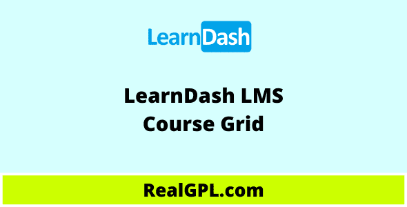 Learndash LMS Course Grid Real GPL