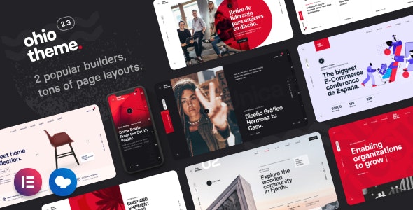 Ohio - Creative Portfolio & Agency WordPress Theme Real GPL