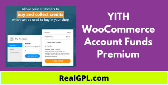 YITH WooCommerce Account Funds Premium Real GPL