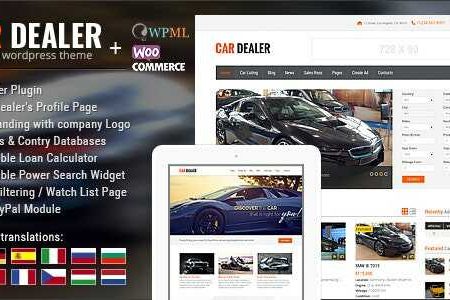 Car Dealer Theme Real GPL