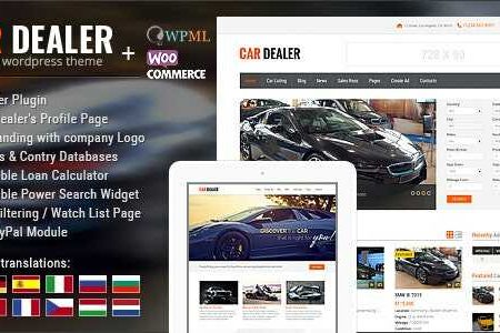 Car Dealer Theme Real GPL