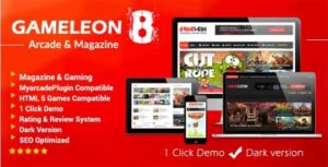 Gameleon - WordPress Gaming & Magazine Theme GPL