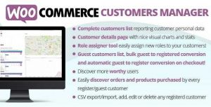 WooCommerce Customers Manager Real GPL