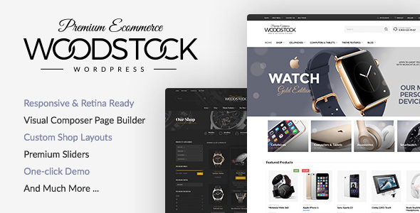 Woodstock - Electronics Store WooCommerce Theme Real GPL