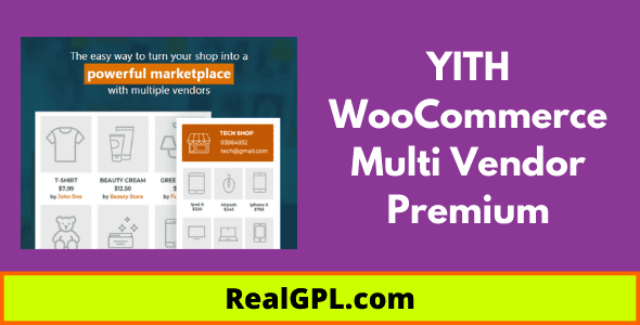 YITH WooCommerce Multi Vendor Premium Real GPL Plugin