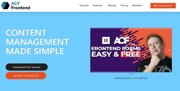 ACF Frontend pro Real GPL