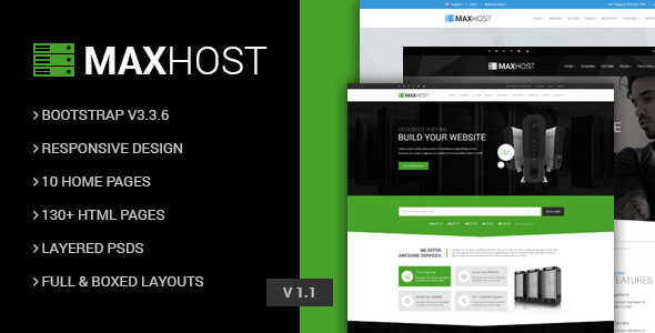 MaxHost Theme Real GPL