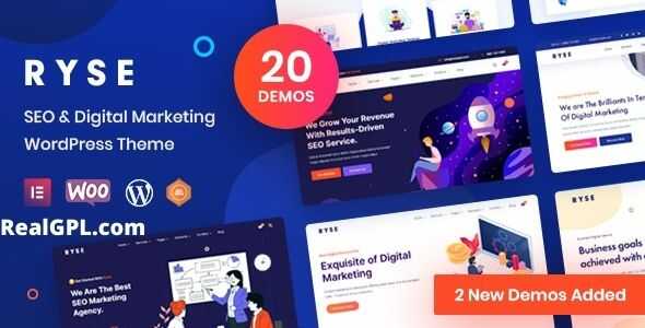 Ryse – SEO & Digital Marketing Theme REALGPL