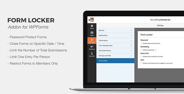 WpForms Fom Locker addon Real GPL