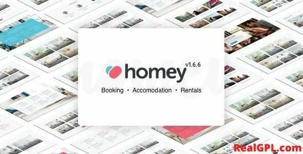homey-booking-and-rentals theme realgpl