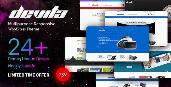 Devita Multipurpose Theme realgpl