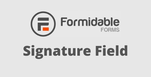 Formidable Signature field gpl