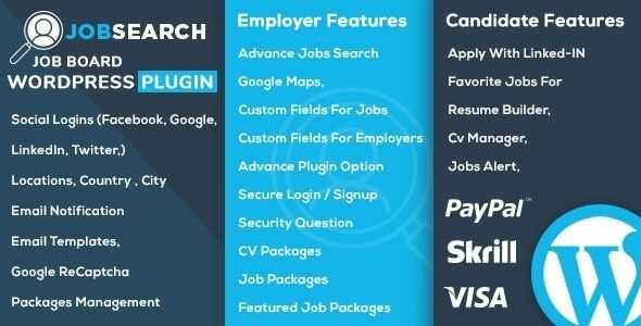 JobSearch WP Job Board WordPress Plugin gpl