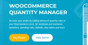 WooCommerce Quantity Manager GPL