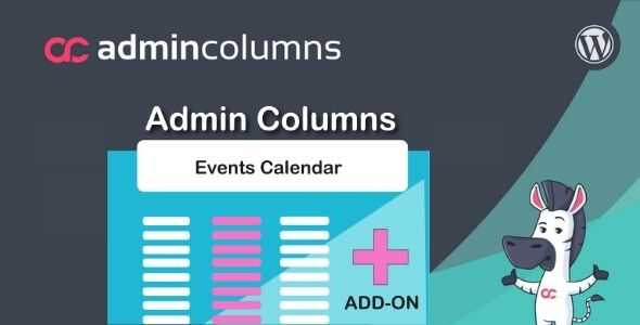 Admin Columns Pro Events Calendar gpl