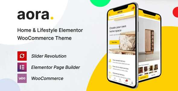 Aora - Home & Lifestyle Elementor WooCommerce Theme gpl