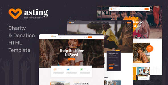 Asting - Charity & Donation WordPress Theme gpl