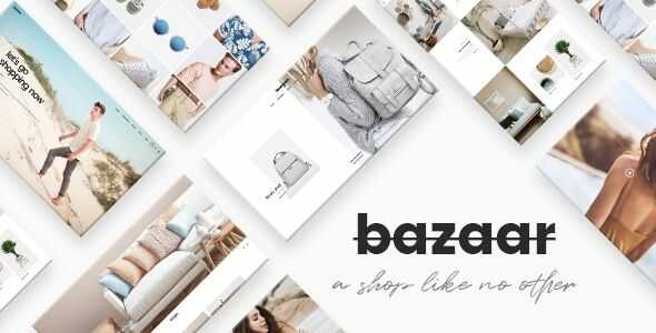 Bazaar - eCommerce Theme gpl