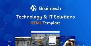 Braintech - Technology & IT Solutions WordPress Theme gpl